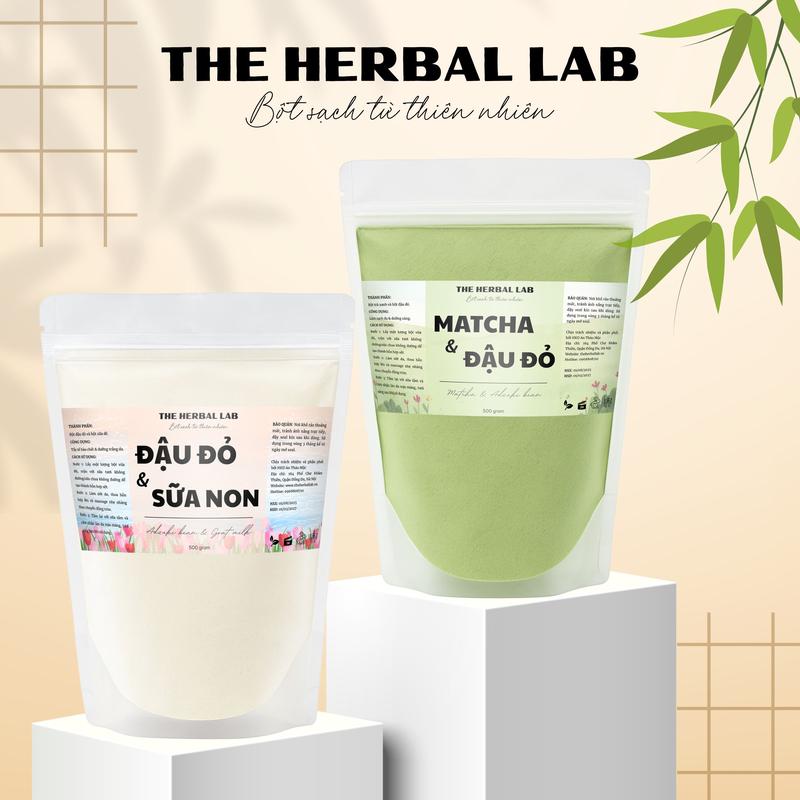   Tặng Niacinamide  Bột tắm Đậu Đỏ Trà Xanh Đậu Đỏ Sữa Non - Giúp tẩy tế bào dưỡng sáng và đều màu da 