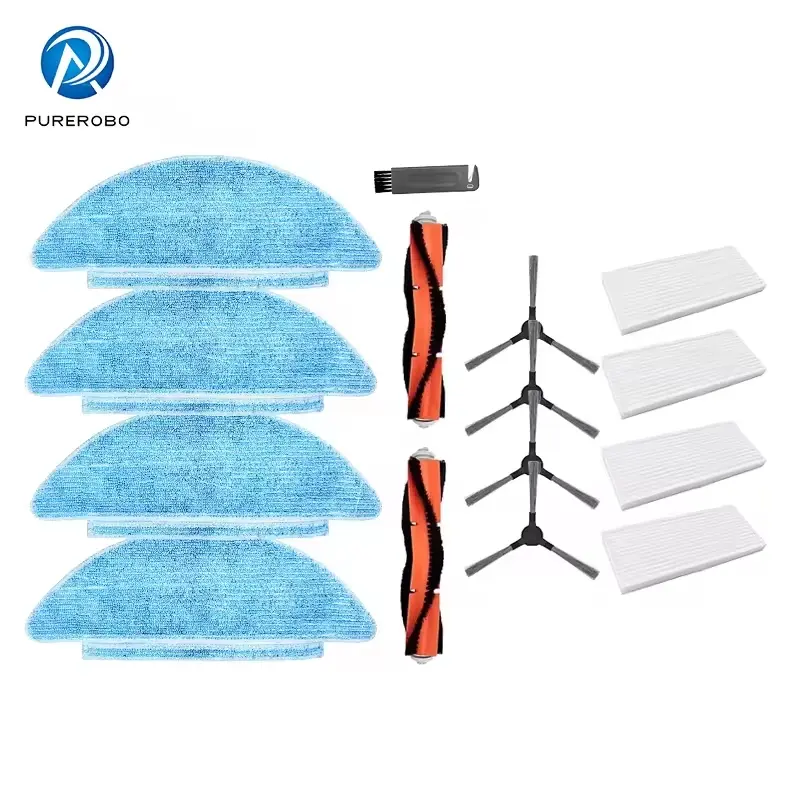 Vacuum Cleaner Accessories Compatible With Purerobo X7D Robot Vacuum Roller Brush,Mop Cloth, Side Brush、Hepa Filter、Mop Holder promosi mix match coway