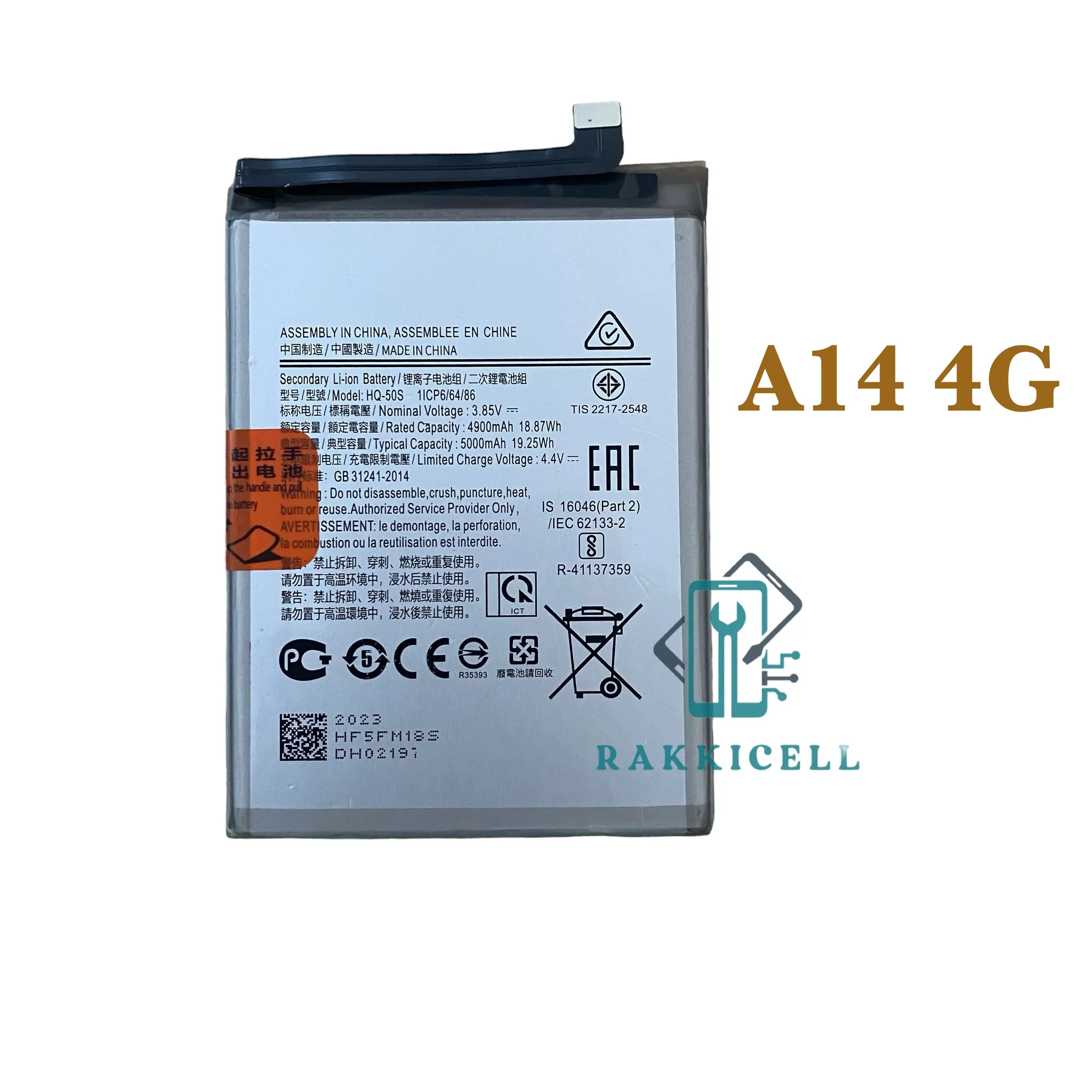 Baterai For Hp S4msung A14 4G  Batere Battery Batrai Batrei Batre Battre Batery Hape rakki