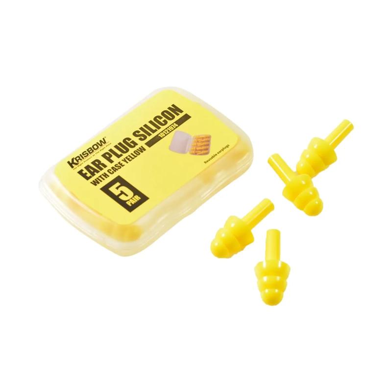 Krisbow Set 5 Pasang Ear Plug Silicon Dengan Box Penyimpanan - Shop ...