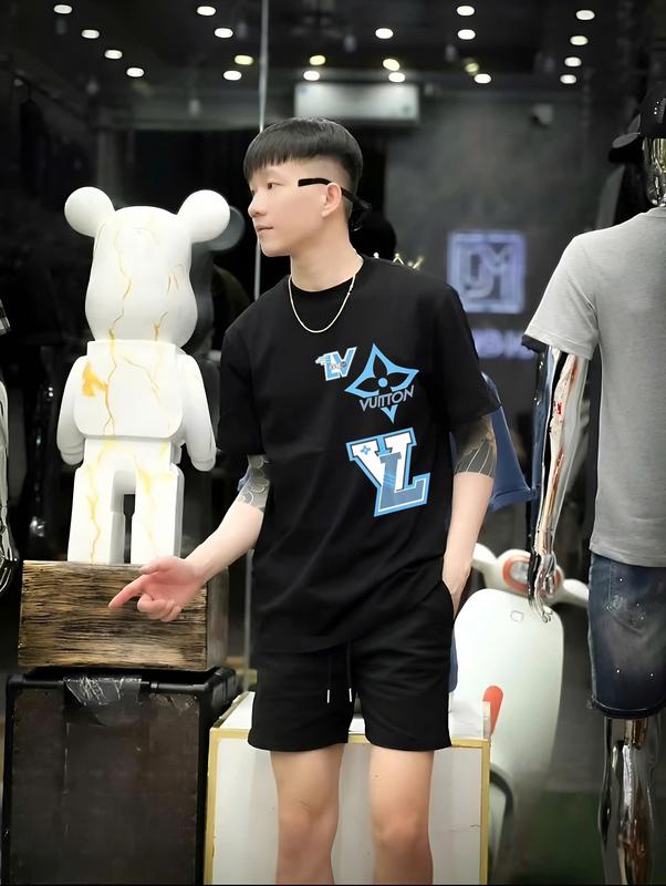 Set Bộ Đồ Thun Nam Họa Tiết Hottrend Phong Cách Trẻ Trung Unisex 3