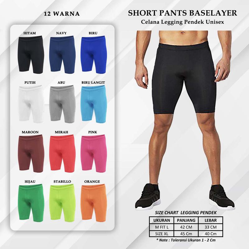 Product Introduction of CELANA MANSET BASELAYER PENDEK DALEMAN CELANA PENDEK SHORT PANTS OLAHRAGA GYM RENANG FUTSAL Sport 0