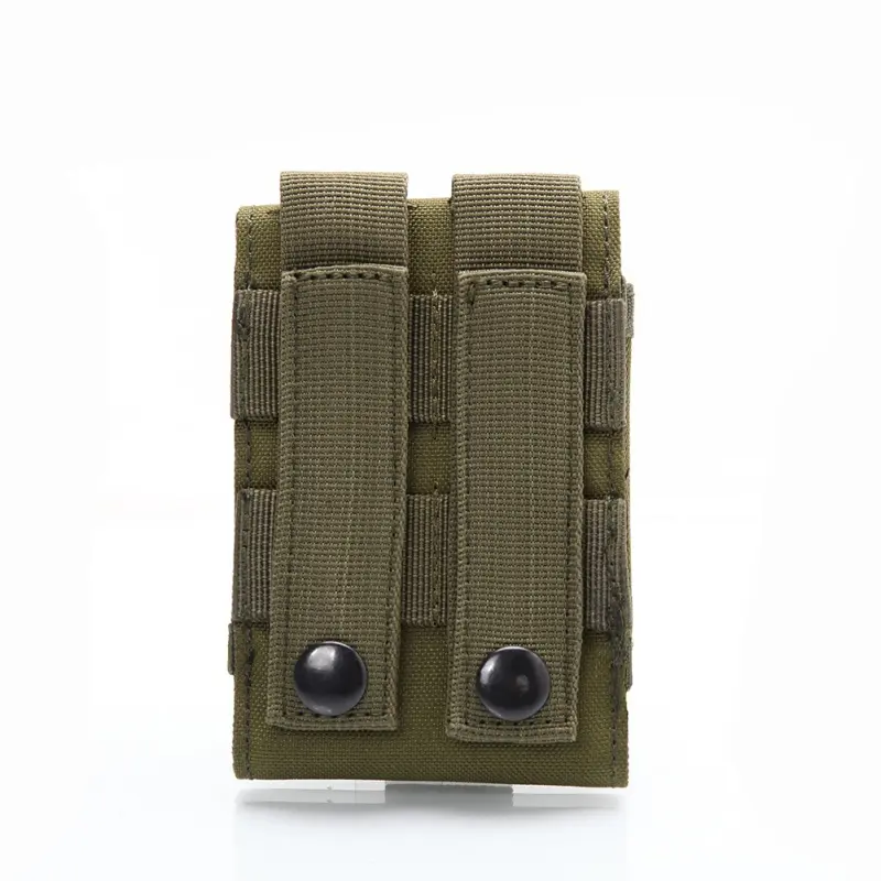 Bao Da Chiến Thuật MOLLE, Túi Ngụy Trang Quân Đội, Túi Đeo Thắt Lưng Có Vòng Móc Bao Da, Thích Hợp Cho Điện Thoại Di Động, Bao Da 3