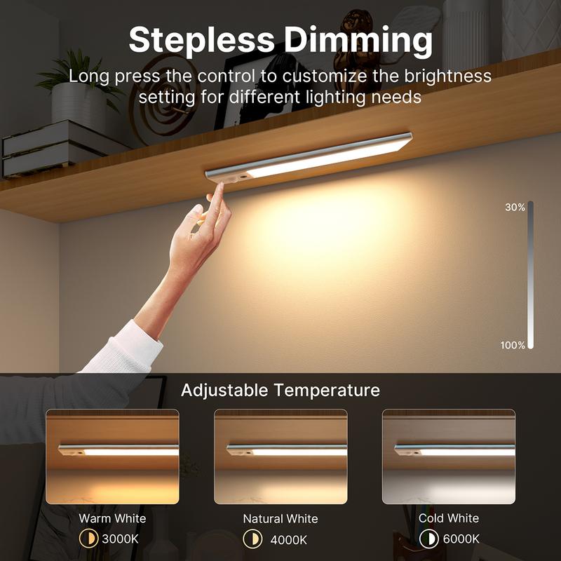 USB Rechargeable Cabinet Light ,Induction LED Lights for Bedroom ...