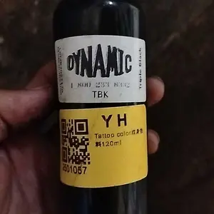 30ml 60ml 120ml Tinta Tato Dynamic Hitam Black Ink Tattoo Tato Pigmen Tinta