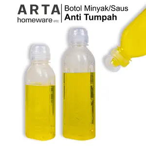 Arta Botol Saus Saos Minyak Goreng dan Kecap Mayonaise Plastik Estetik 300ml dan 500ml , Oil Bottle