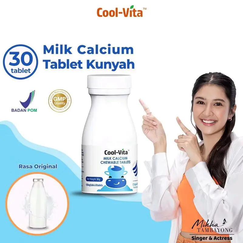 Coolvita Calcium Peninggi Badan 30tablet Ready Tablet Kunyah