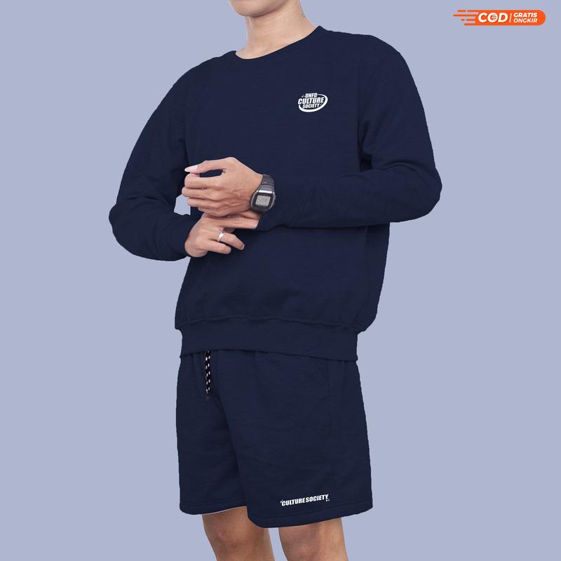 UNIFIED ONESET STELAN SOCIETY HOODIE CREWNECK ATASAN BAWAHAN Celana DISTRO COUPLE COMFORT Tebal 7