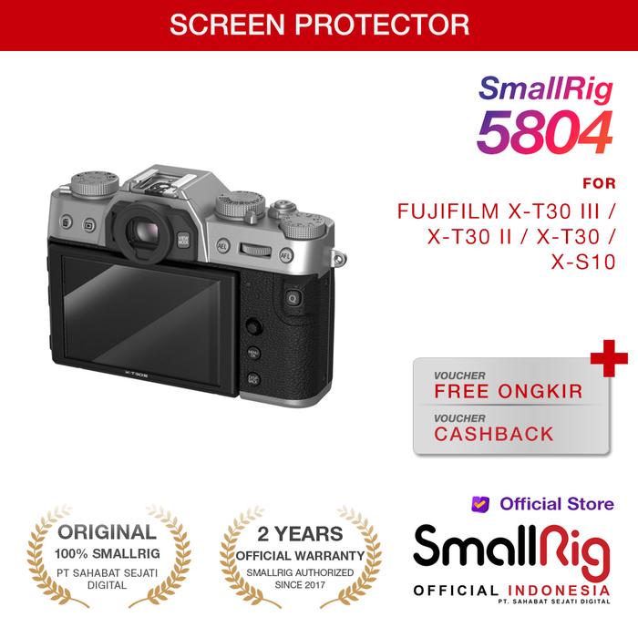 Gambar SmallRig Screen Protector for FUJIFILM X-T30 III / X-T30 II / X-T30 / X-S10 5804 dari Smallrig Indonesia Kota Administrasi Jakarta Pusat Tokopedia
