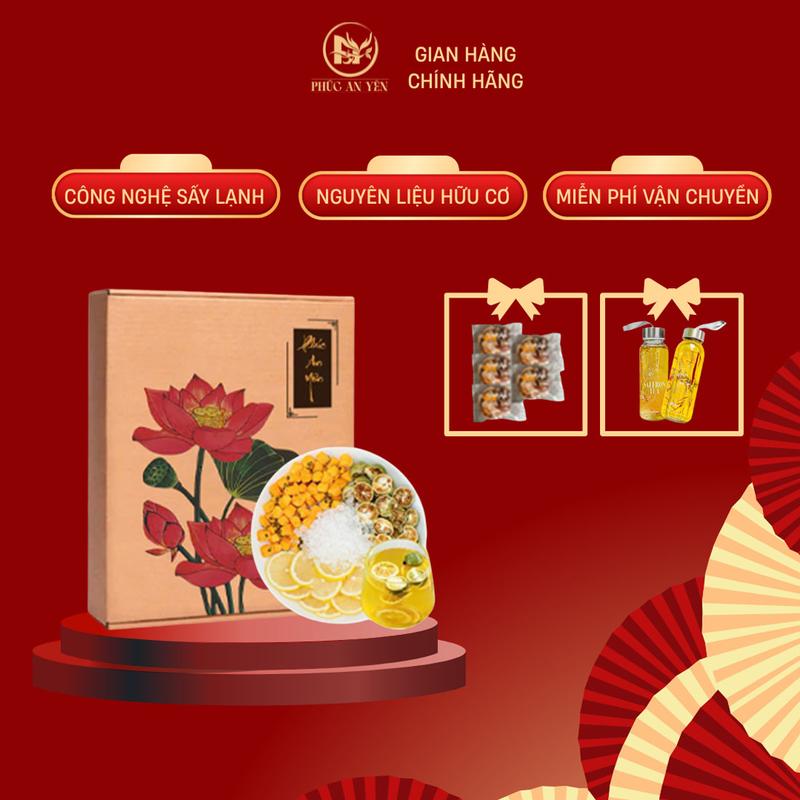 [Mua 1 Tặng 2] Hộp 30 gói Trà Chanh Dây Kim Quất Hỗ Trợ Detox, Thanh Nhiệt Cơ Thể. Nguyên Liệu Hữu Cơ Cam, Chanh Leo, Quất Xanh, Đường Phèn. Mua Hộp 30 Gói Tặng thêm 5 gói, Tặng Bình thuỷ tinh