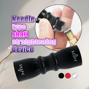 SAHABAT-MANCING 1PC Alat Tip Isyarat 3IN1 Multifungsi Pembentuk Ujung Tongkat Biliar tip tool bowtie