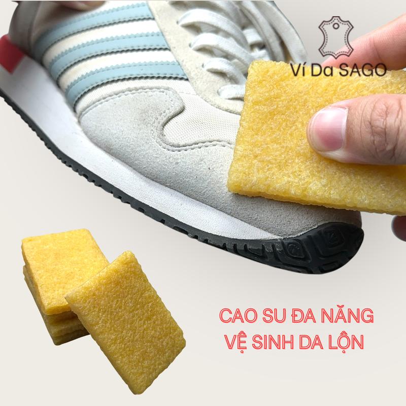 Combo cao su vệ sinh da lộn, làm sạch đồ da lộn - LONGDO LEATHER