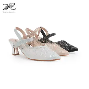RYONA ROMINA LUFFY-320 Sepatu Pesta Wanita High Heels 7cm Model Slingback