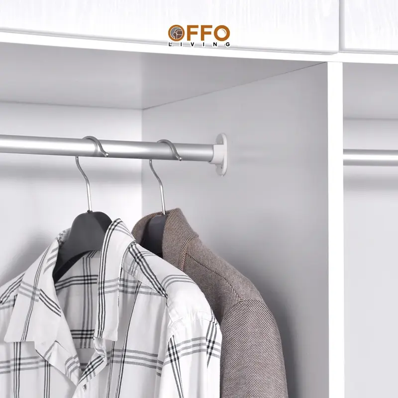 Offo Living - Lemari Pakaian 4 Pintu LPXD - Lemari Pakaian Lipat - Lemari Pakaian LPXD 5
