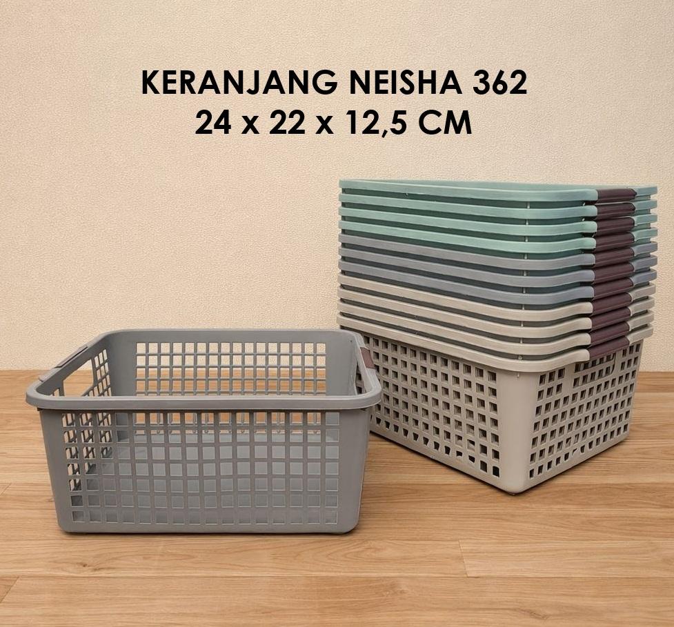 (12 PCS) KERANJANG BASKET NEISHA 360 RAK PENYIMPANAN PARCEL HAMPERS HADIAH BERKAT HAJATAN SERBAGUNA