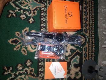 Product Review of Cristiano Aillen Jam Tangan Pria Analog 8891 Rantai Stainless Steel Chronograph Kaca Sapphire Water Resistant 3 ATM Watches Waterproof from A**i 1