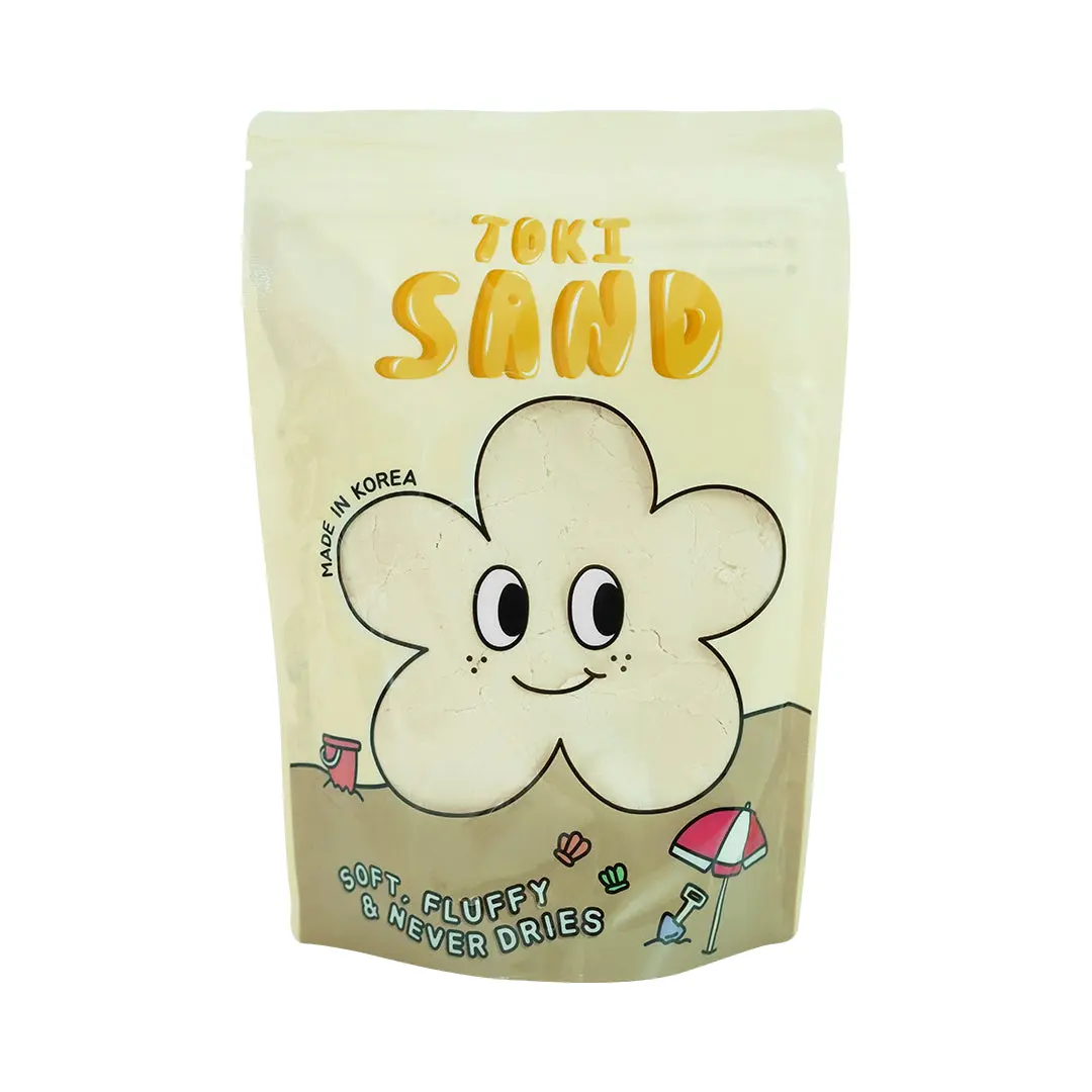 TOKI Sand 500g / Made in Korea/ kinetic sand/ High quality/ magic sand/ sand play/ indoor play/ toppingskids
