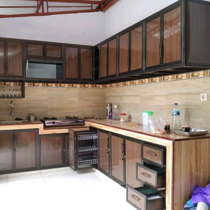 KITCHEN SET ALUMINIUM MINIMALIS MODERN 6