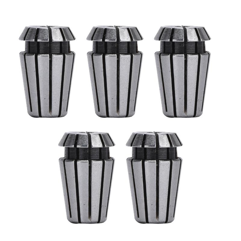 5 cái Độ chính xác Độ chính xác cao Bộ kẹp lò xo ER11 40Cr Loại ER11 Đầu kẹp…