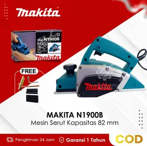 DISKON TERMURAH!!! MESIN SERUT KAYU MAKITA N1900B KAPASITAS 82mm sesuai gambar