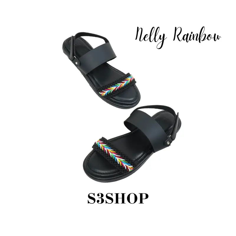 S3SHOP Nelly Sendal Wanita Premium Karet Perempuan 1