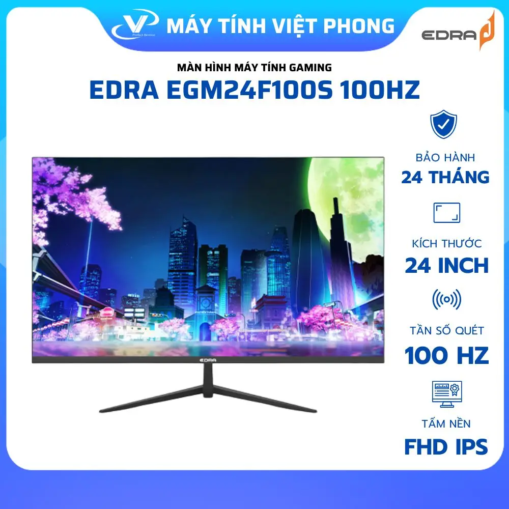 Màn hình Gaming EDRA EGM22F100H / EGM24F100H / EGM27F100H / EGM27F120PV (22/24/27 inch) FullHD/IPS/1ms 100Hz - Thiết kế tinh tế, hiệu suất cao | BigBuy360 - bigbuy360.vn Màn hình Gaming EDRA EGM22F100H / EGM24F100H / EGM27F100H / EGM27F120PV (22/24/27 inch) FullHD/IPS/1ms 100Hz - Thiết kế tinh tế, hiệu suất cao | BigBuy360 - bigbuy360.vn