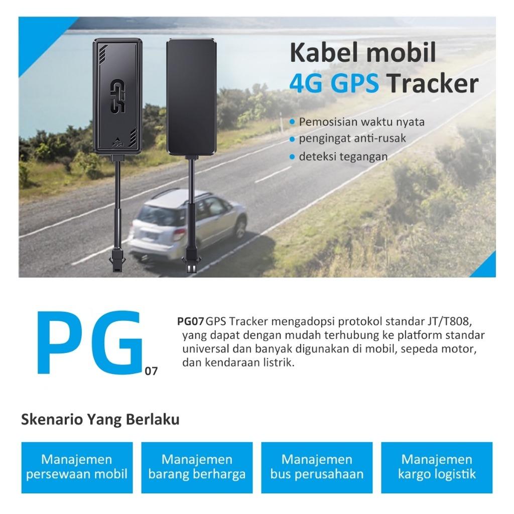 Pelacak GPS Mobil 4G - Anti-Pencurian Real-Time dengan Aplikasi Gratis. SIM Card Support ,  Cocok untuk Mobil, Truk & Motor!
