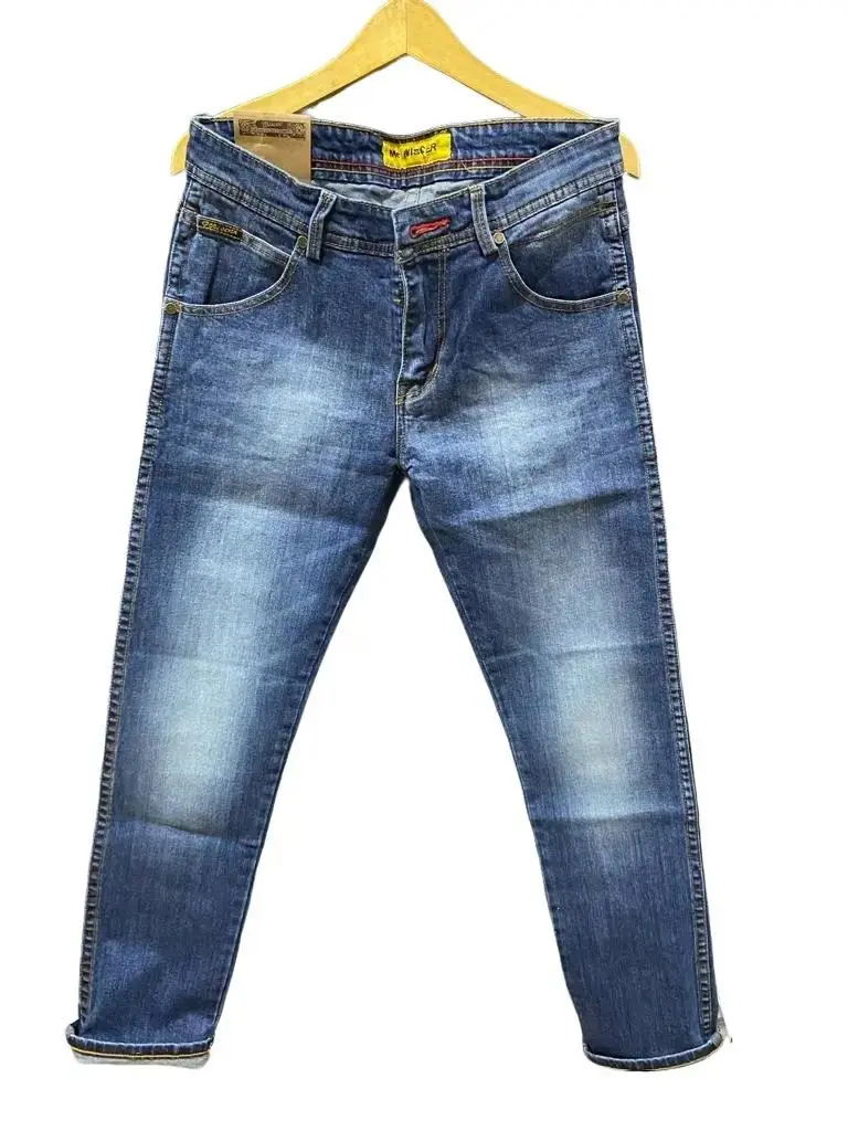 Celana Panjang Pria Mc Wiscer Original jeans lembut nyaman stretch Tebal Denim Fit Santai Slim