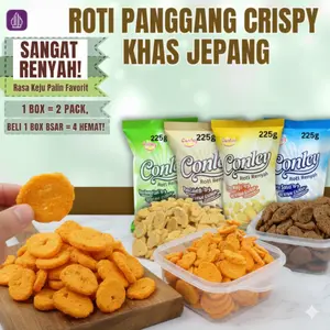 【COD 】(Halal) Roti panggang crispy Jepang/roti panggang Krispi/rasa coklat/keju/rumput laut/susu/sarapan anak/camilan/promo murah/renyah gurih/siap makan/kemasan praktis/cocok untuk bekal/tahan lama/kualitas premium