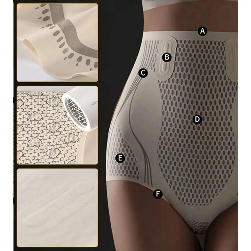 Seamless High Waist Tummy & Hip Lift Shapewear/Bacterial Resistant Corset Shorts