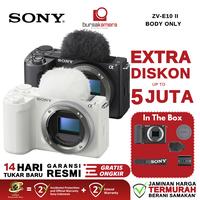 Gambar Sony ZV E10 II Sony ZVE10 II ZVE10 Mark II Mirrorless Camera Body Only ZV-E10 MK2 Kit 16-50mm GARANSI RESMI - Body Black dari Bursa Kamera Profesional Kota Administrasi Jakarta Pusat 1 Tokopedia