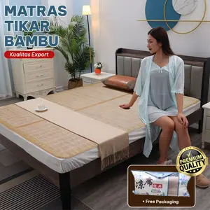 X2A1 | Tikar Bambu Premium Ukuran 180*200Cm Cocok Untuk Kasur Di Musim Panas