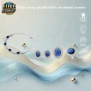 S15 Diskon Paket Kalung Tangan Couple Elegan Cantik Kombo Carat Adjustable Berkualitas Tinggi Dengan Desain Yang Elegan wanita Couple wedding Pasangan Cowo Pria Anti Karat Luntur Berubah Garansi 1 Tahun Cincin Anting COD