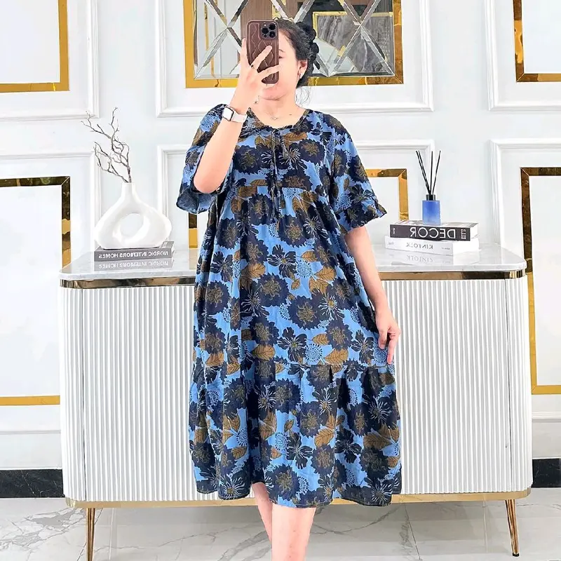 DASTER JISSO JUMBO BUSUI WANITA BAHAN RAYON PREMIUM ADEM NYAMAN RATU LAKU DASTER Bumil Dress  Rempel 3