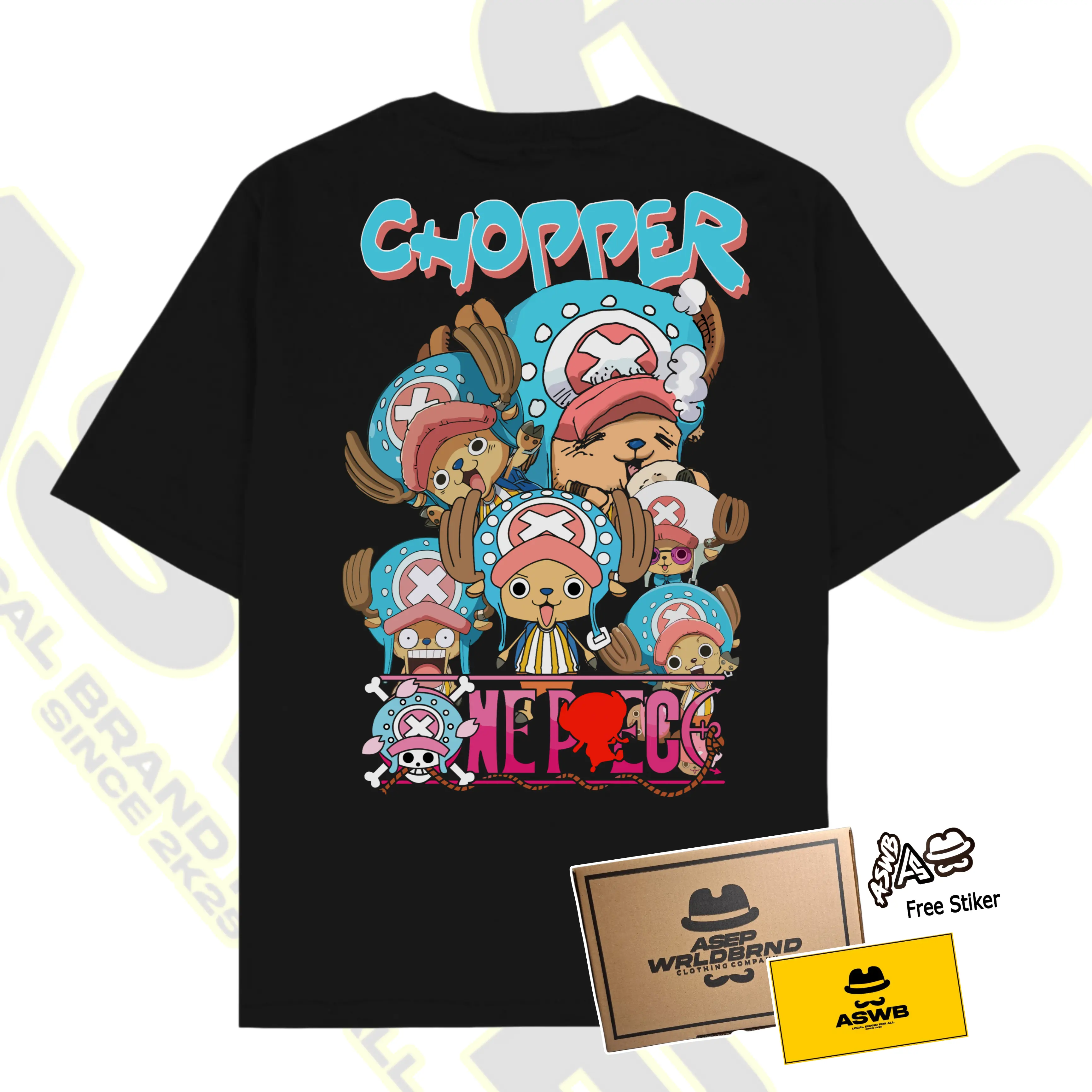 ASWB Kaos Distro Pria One Piece Series Cotton Combed 24s AS022 - Shop ...