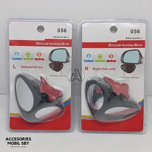 Kaca Spion Blind Spot 2 Sudut Tempel Universal - Convex Wide Angle Blind Spot Mirror Kaca spion tambahan