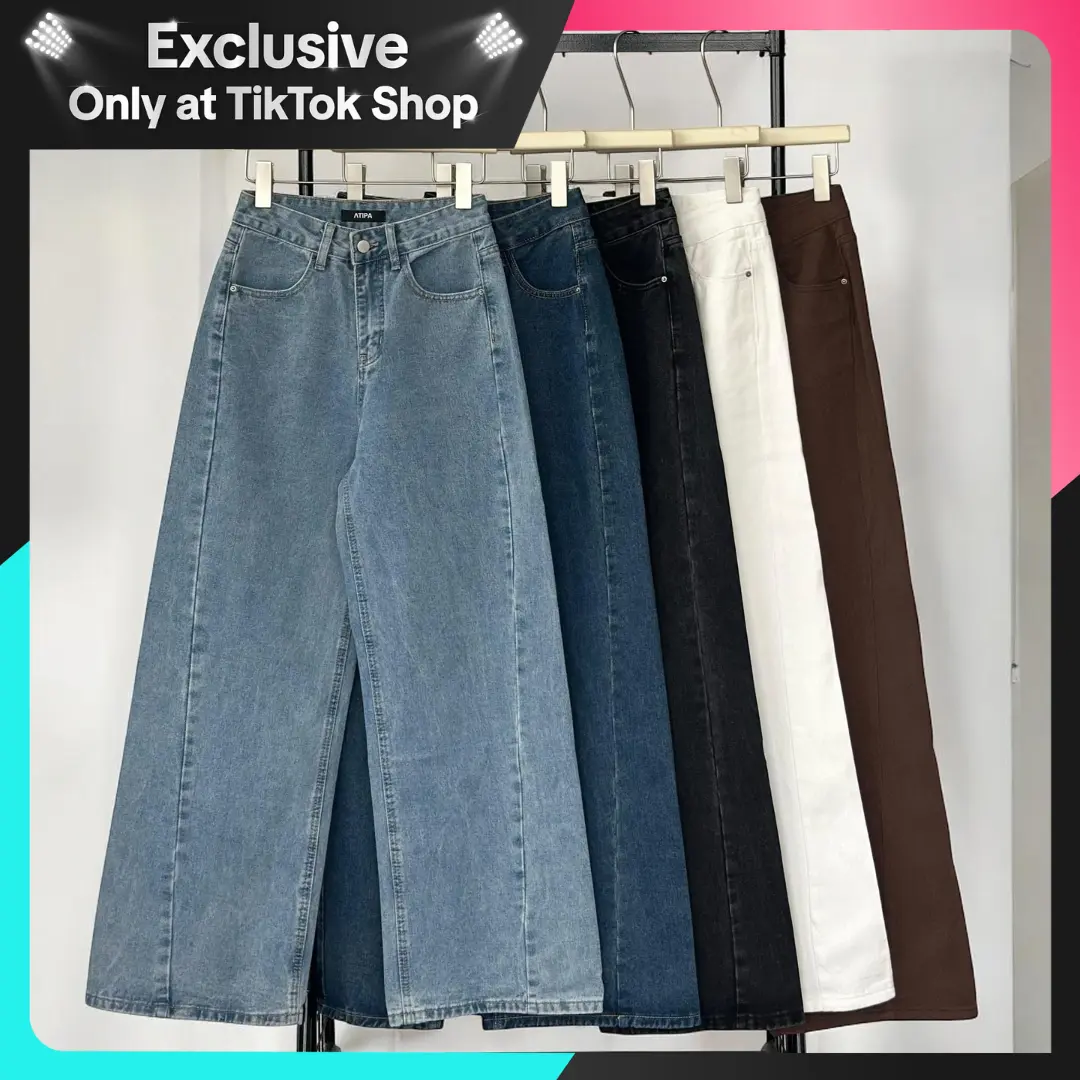 Atipa Jeans - Velour Vintage Jeans กางเกงยีนส์ทรงกระบอกกลาง