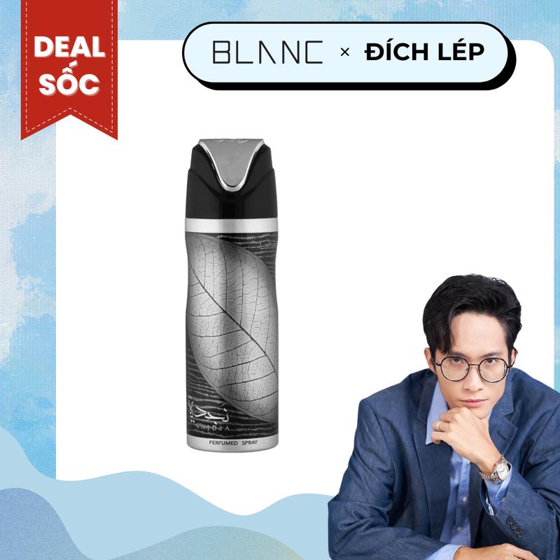ĐỘC QUYỀN KOC LÉP KID Xịt Khử Mùi Cơ Thể Lattafa Najdia Nam Body Spray 200ml