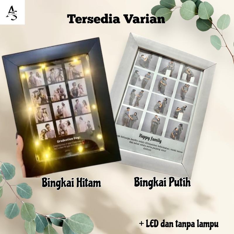￼KADO GRID Foto Frame + LED | 12 Foto Frame/ GIFT FRAME / Kado Ulangtahun / Wisuda / Graduation/ Pernikahan / Anniversary / Foto GIFT BOX pvc untuk dinding kamar tidur unicorn wallpaper 1