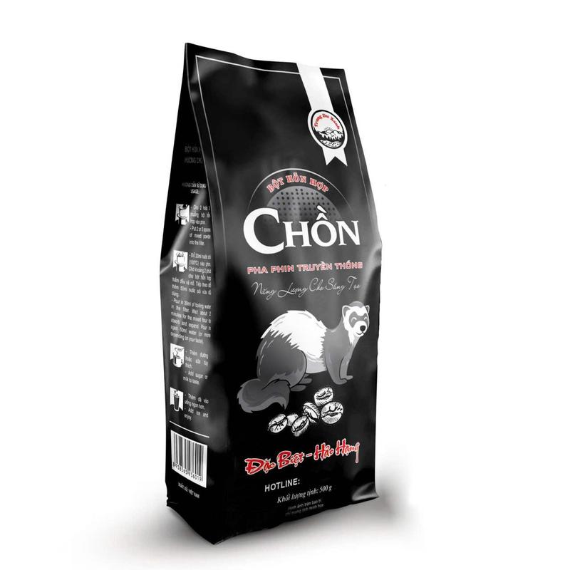 Cà Phê CHỒN Gói 500g - Coffee, Cafe cafe chồn lk hoa