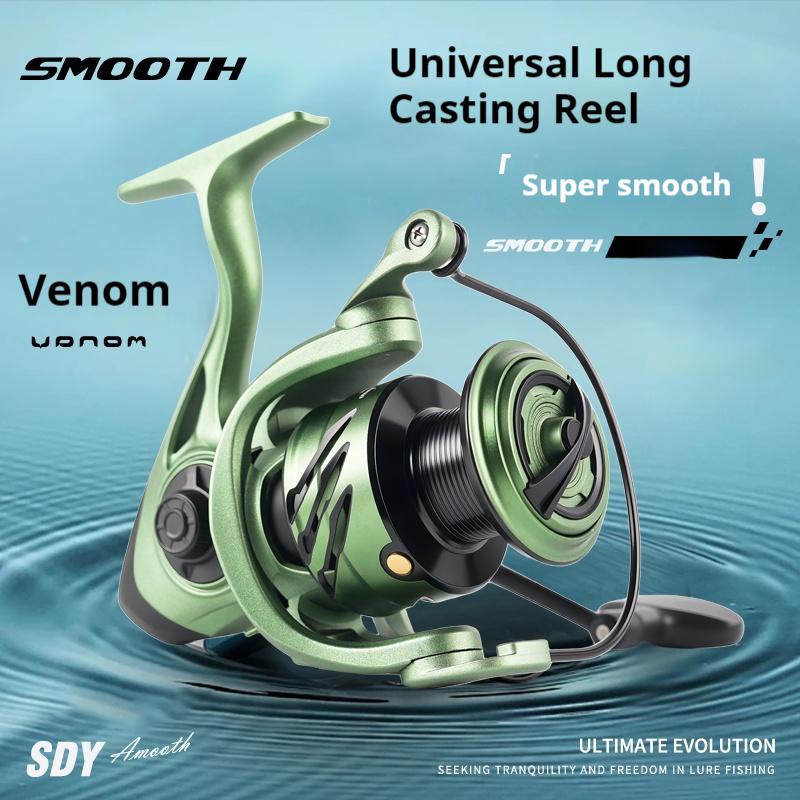  25 TZELURES dòng SDY máy câu cá vòng bi 7+1BB lực phanh 6 10 kg máy câu nước mặn đa năng kích thước 2500 6000 tay cầm kim loại xoay máy câu lure câu cá biển 