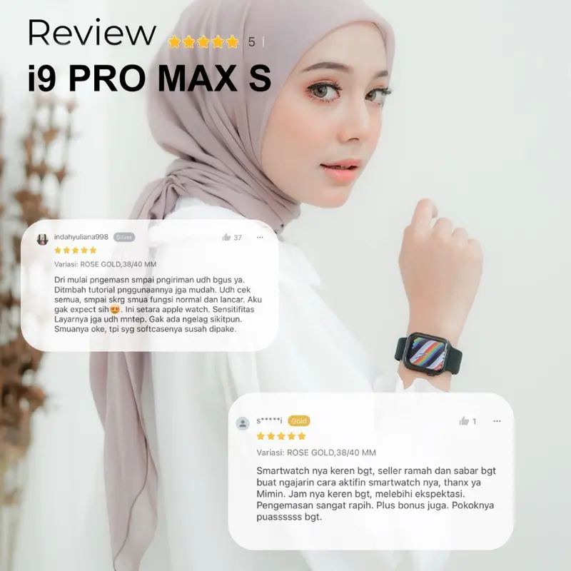Jam Tangan Android Pintar Hp Bisa Wa Layar Sentuh Smartwatch Pria Wanita Elegan Mewah 8