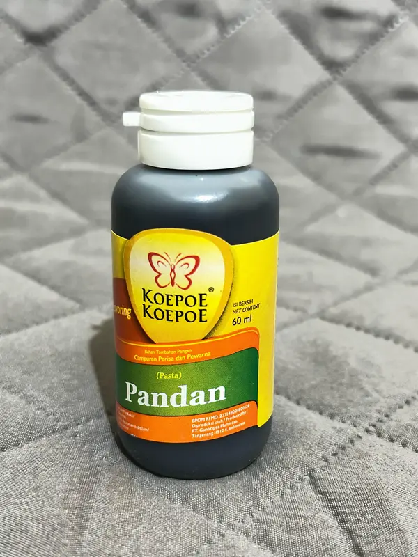 Pasta Perisa Cair Koepoe Koepoe 60ml VANILLA COCOPANDAN DURIAN PISANGA AMBON PANDAN NANAS STROBERI 6
