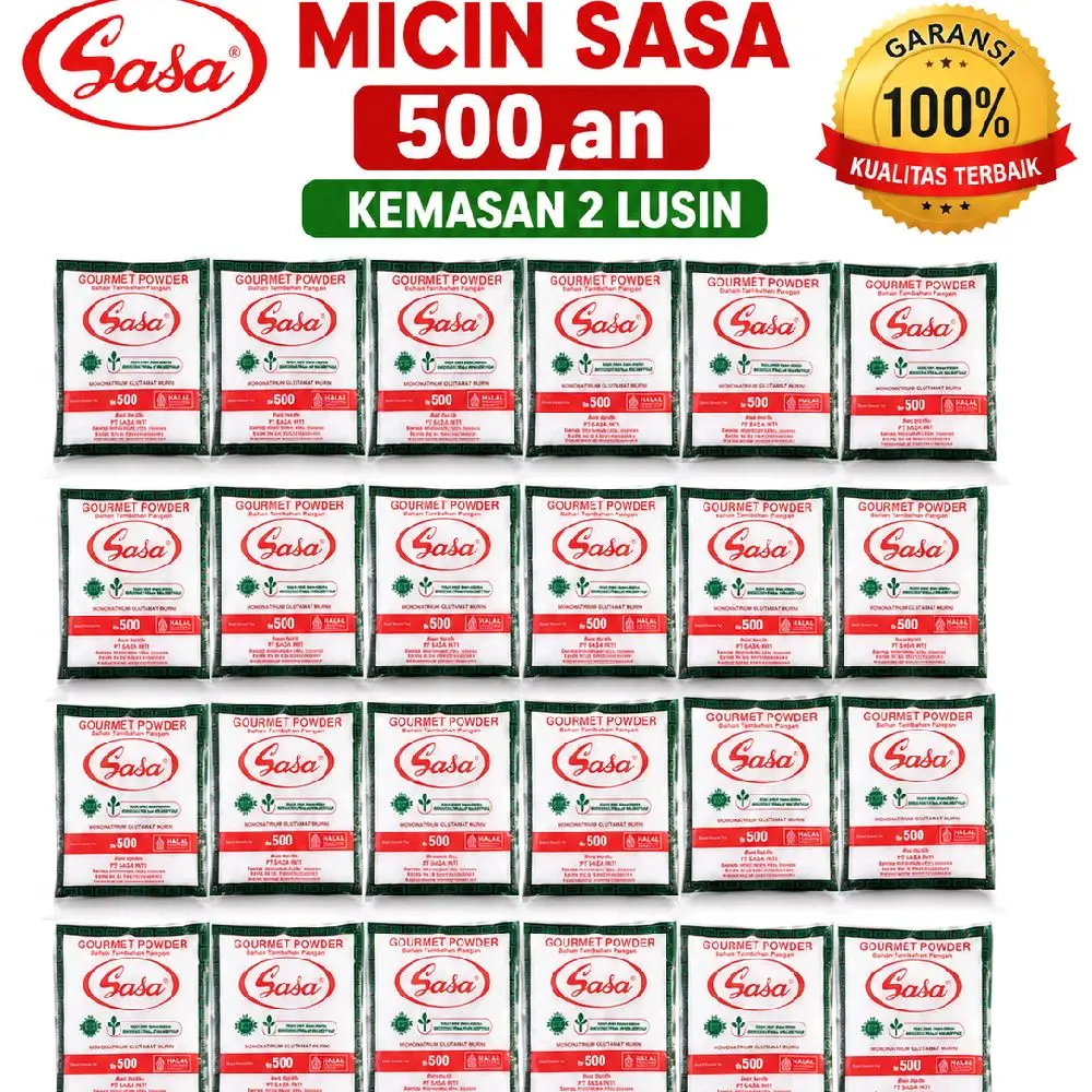 Sasa Micin 500an Kemasan 2 Lusin/ 24 pcs Garansi 100% Kualitas Terbaik