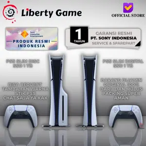 PS5 Console Slim Model / PS5 Slim Console Disc & Digital Version SSD 1TB