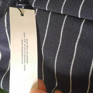 Bhanu - Lubna Striped Gamis Abaya Umroh Busui Friendly Bahan Premium Tebal