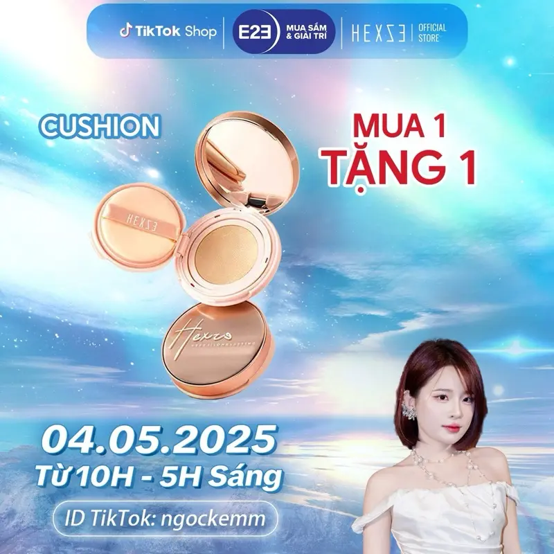 [MUA 1 TẶNG 1 LÕI THAY THẾ] -HEXZE Cushion  phấn nước mịn đẹp Trang Điểm Mỹ Phẩm Nữ Cosmetic Women