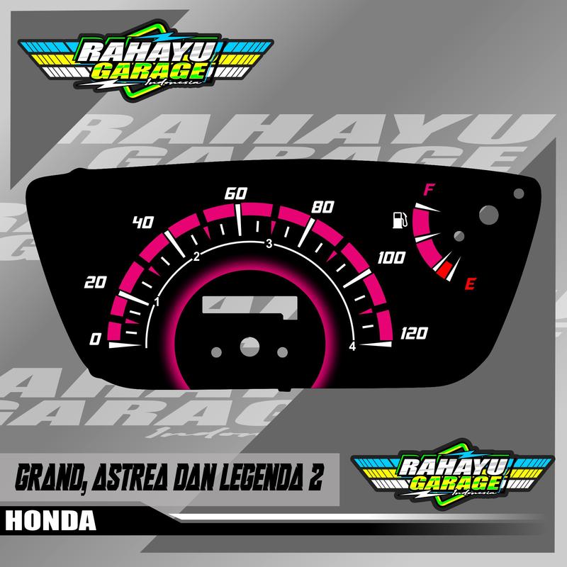 PAPAN SPEEDOMETER CUSTOM HONDA GRAND, ASTREA DAN LEGENDA 2 1