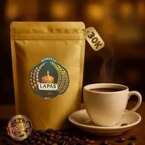 Kopi Robusta Gayo Aceh 150 gram biji bubuk Produk bimbingan kerja Lapas Meulaboh, aceh