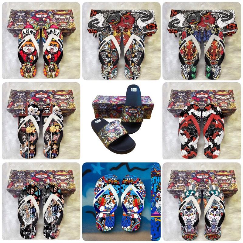  Dép tông 3D mẫu hoạt hình đế cao su nặng size 38 đến 43 
